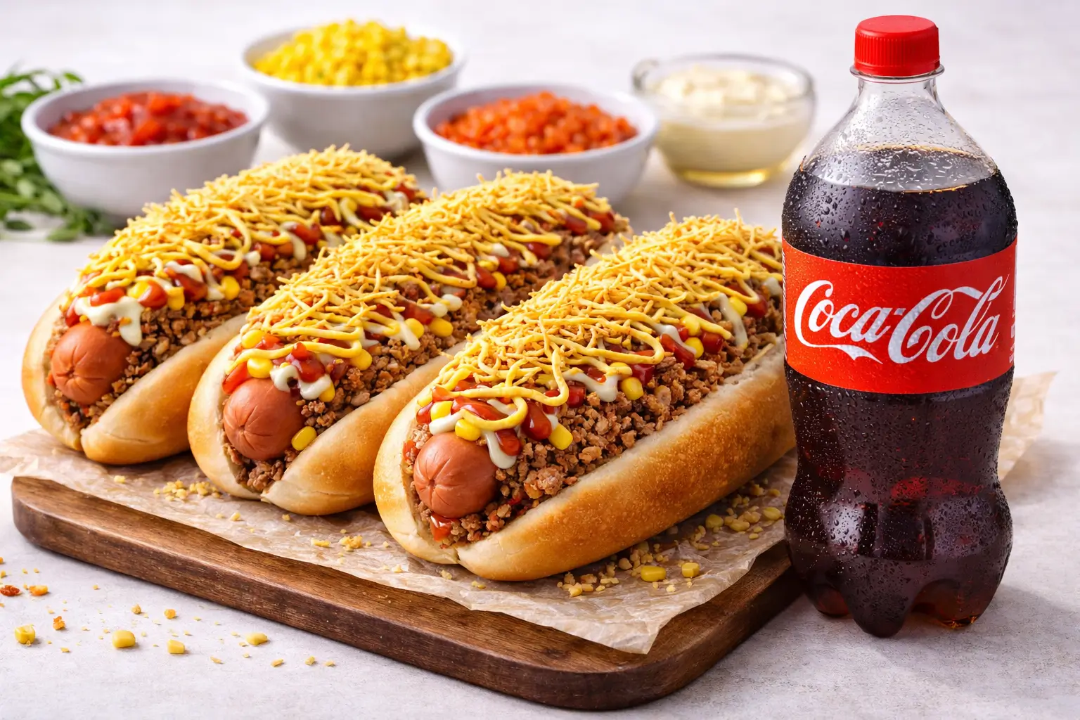 🌭 Combo Trio Hot Dog Tradicional + Refri 1L